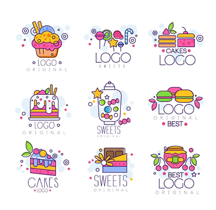 368++ Mẫu thiết kế logo Công ty Bánh kẹo đẹp, dễ thương (cập nhật 2024)