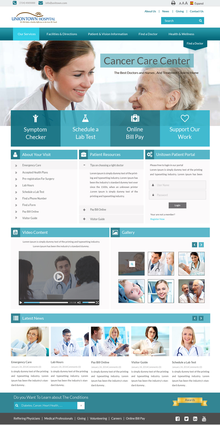 Bí quyết thiết kế website bệnh viện thu hút người truy cập dài hạn