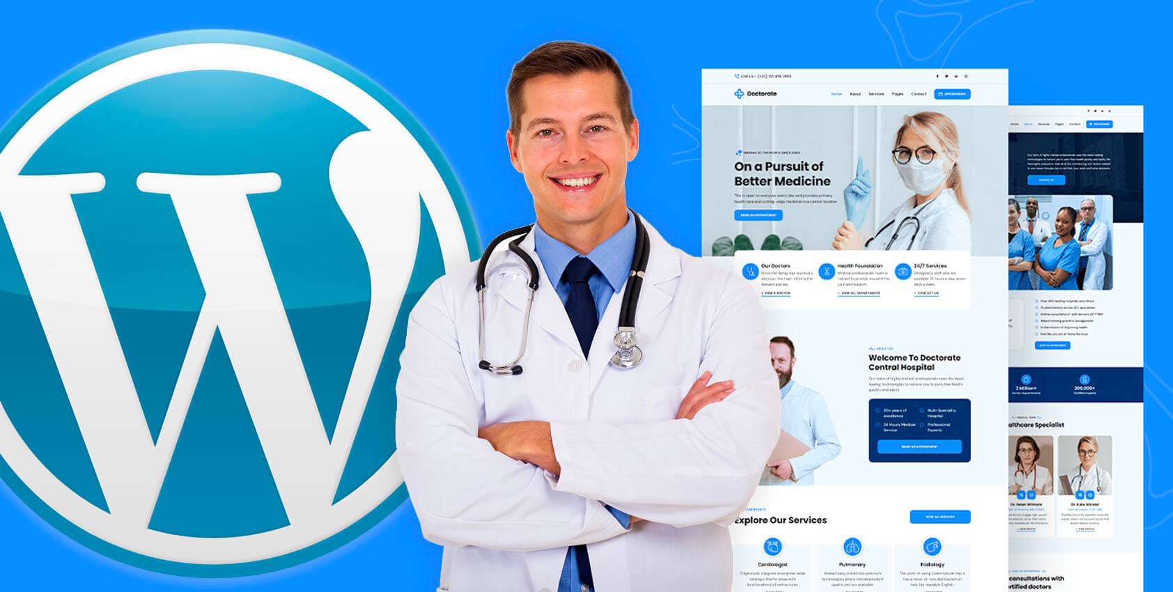 Cách quản lý thông tin khoa phòng trong thiết kế website bệnh viện