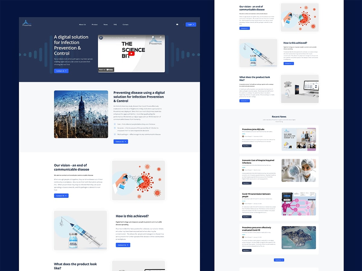 Hướng dẫn tạo trang giới thiệu chi tiết trong thiết kế website bệnh viện
