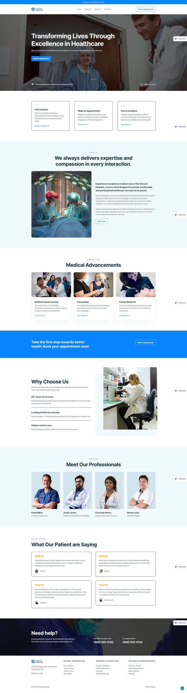 Những lưu ý quan trọng khi thiết kế website bệnh viện hiện đại