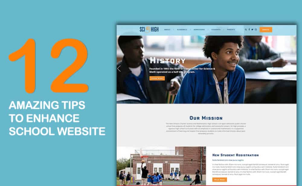 Thiết kế website trường học: Tổ chức trang tin tức cập nhật theo chủ đề