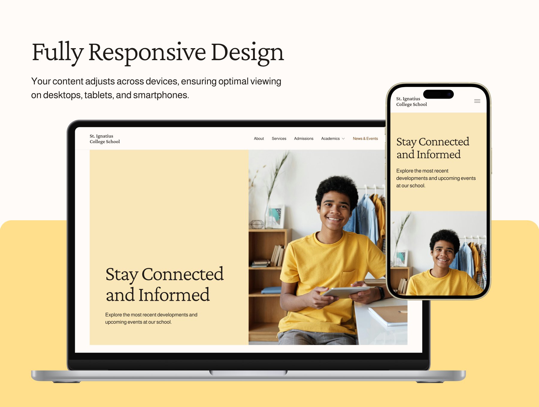 Thiết kế website trường học: Tạo trang tuyển sinh minh bạch, rõ ràng