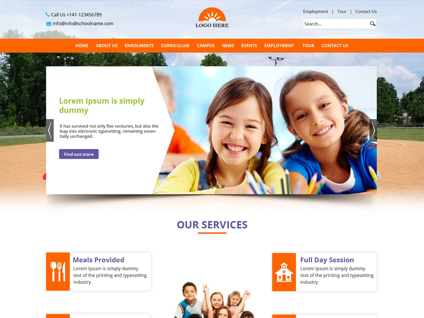 Thiết kế website trường học: Lồng ghép hoạt động thiện nguyện và phong trào