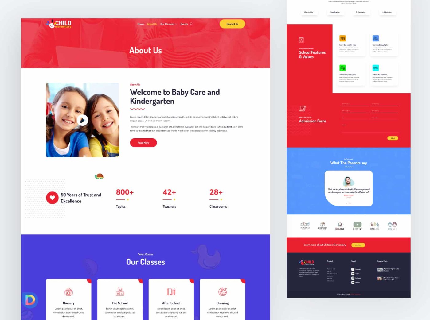 Tạo bộ đếm ngược cho sự kiện đặc biệt trong thiết kế website trường tiểu học