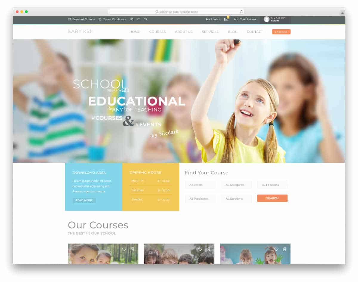 Tầm quan trọng của phần footer trong thiết kế website trường tiểu học