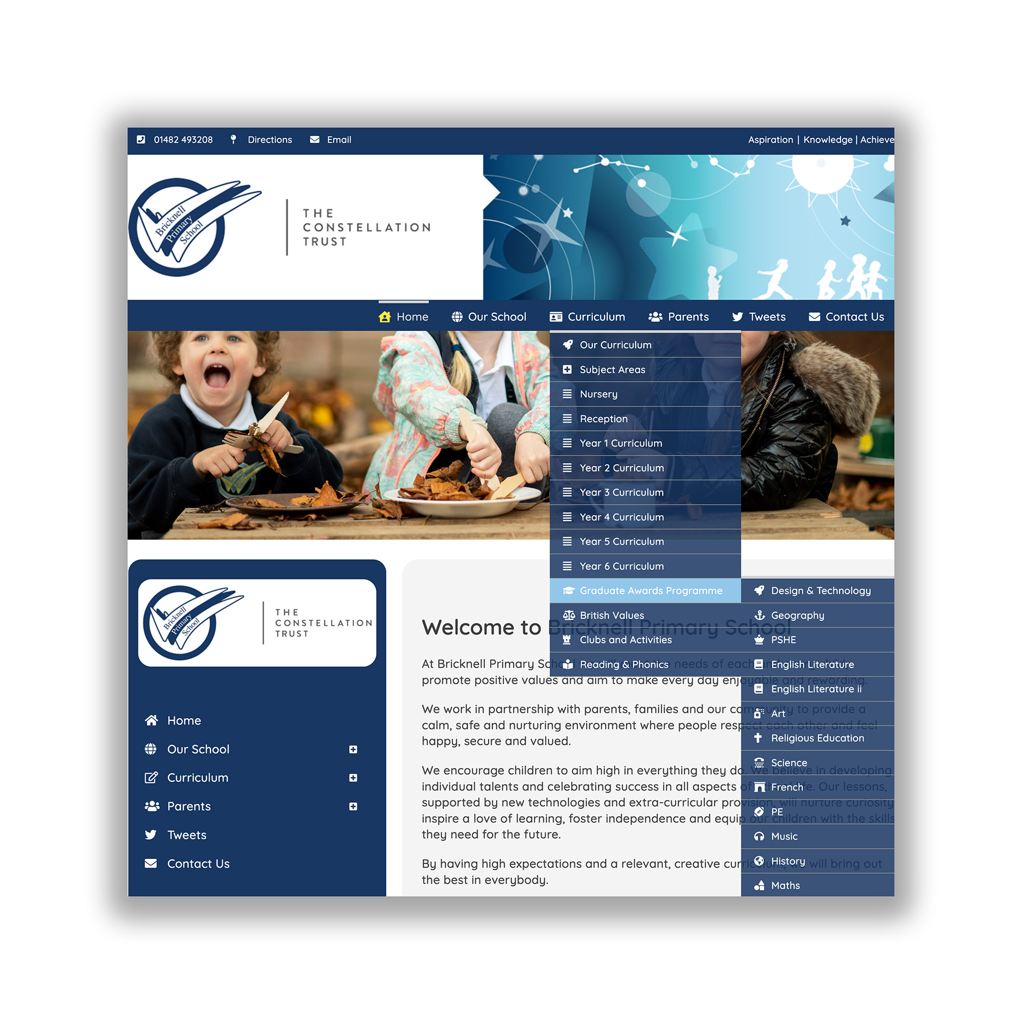 Tính năng gửi mail hàng loạt cho phụ huynh qua thiết kế website trường tiểu học