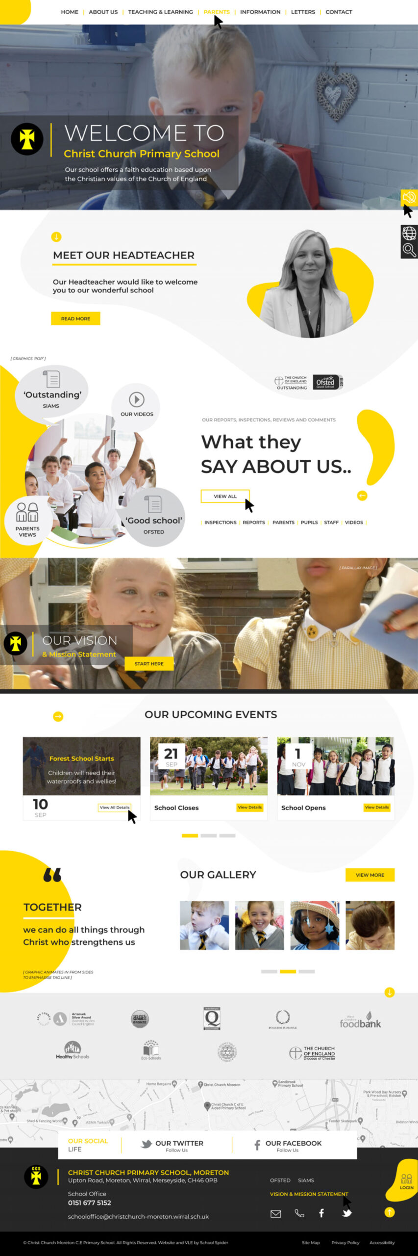 Thiết kế website trường tiểu học có tích hợp mô-đun tư vấn tâm lý học sinh