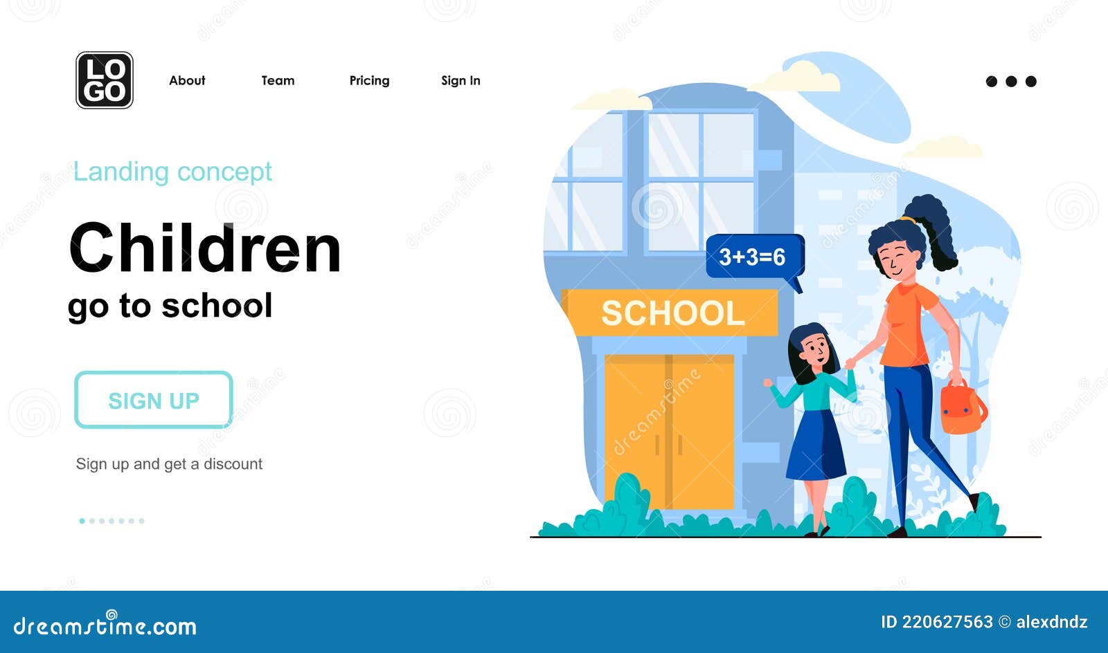 Mẫu form đăng ký tham quan trường cho thiết kế website trường tiểu học