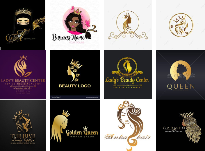 100+ Logo hình cô gái dành cho các Salon, tiệm trà sữa hot hit nhất năm 2022