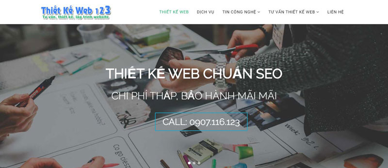 Công ty thiết kế website Web123