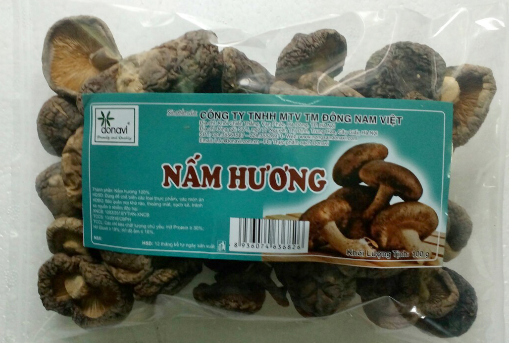 các mẫu nhãn mác nấm hương đẹp nhất 19