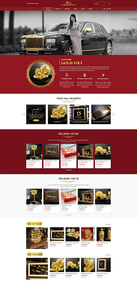 Mẫu website công ty xây dựng Viettel