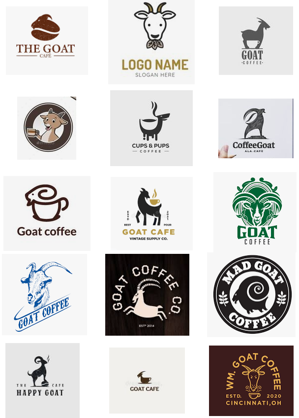 Logo con dễ phù hợp với quan café