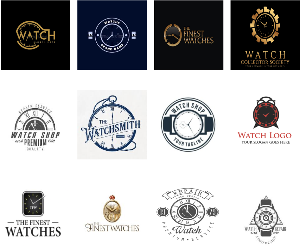 Top 100+ Mẫu logo các nhãn hàng đồng hồ đẹp - sang trọng 1