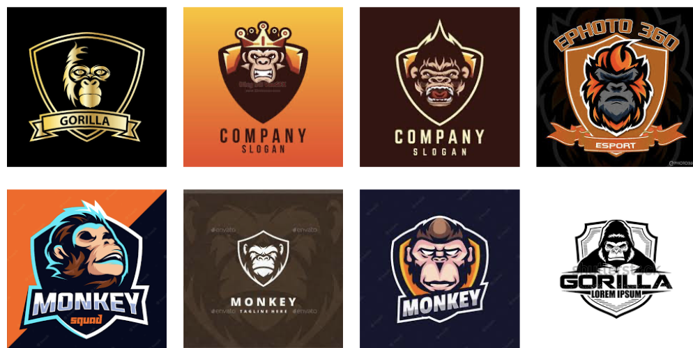 Top 100+ Mẫu logo con khỉ đẹp - Thiết kế logo con khỉ 1