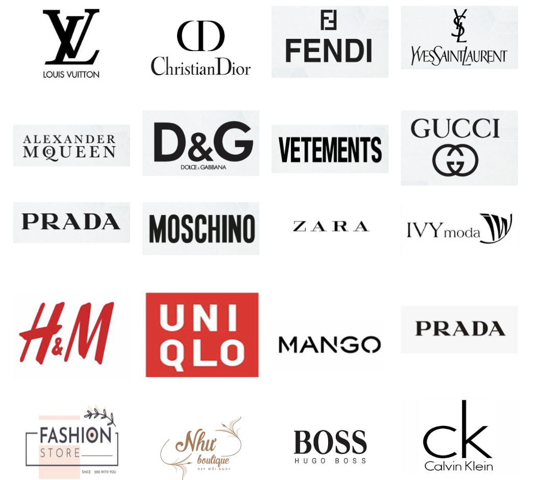 Top 100 mẫu thiết kế logo hãng quần áo độc đáo, sáng tạo