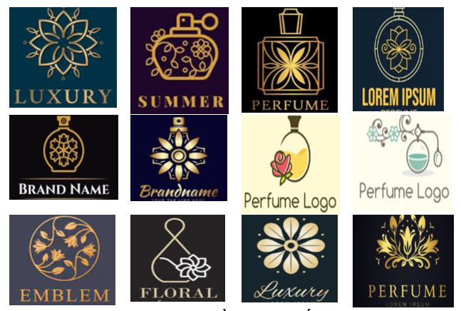 Top 100 mẫu logo chai nước hoa hot nhất hiện nay 1