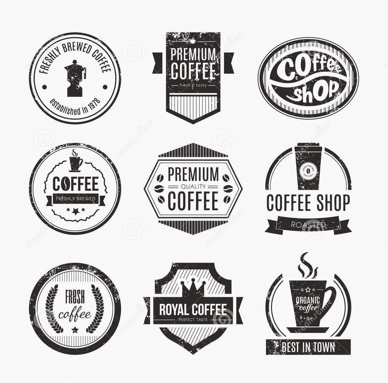 Ý tưởng thiết kế logo quán cafe 12