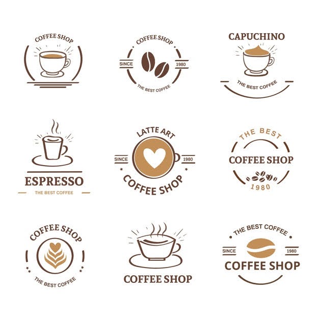 Ý tưởng thiết kế logo quán cafe 4