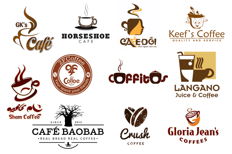 Ý tưởng thiết kế logo quán cafe 6