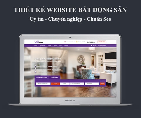 Thiết kế website nhân viên môi giới bất động