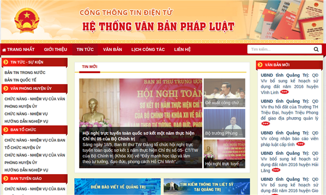 Giới thiệu dịch vụ thiết kế website cổng thông tin điện tử