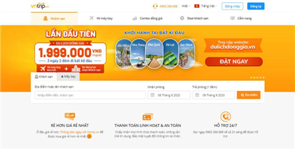 Phân tích website đặt phòng khách sạn Vntrip (cập nhật 2024)