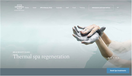 Phân tích website spa Terme di Saturnia (cập nhật 2024)