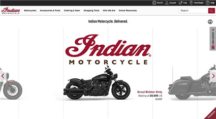 Phân tích website xe máy Indian Motorcycle (cập nhật 2024)