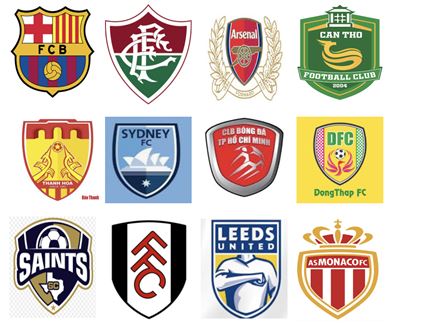 268++ Mẫu thiết kế logo câu lạc bộ bóng đá đẹp - sang trọng (cập nhật 2024)