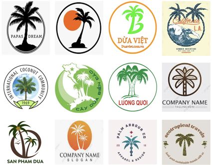 168++ Mẫu thiết kế logo hình cây dừa đẹp, sang trọng (cập nhật 2024)