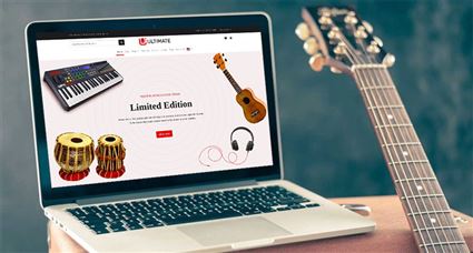Phong cách thiết kế website nhạc cụ (cập nhật 2024)