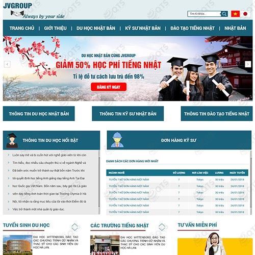 Giới thiệu dịch vụ thiết kế website trung tâm