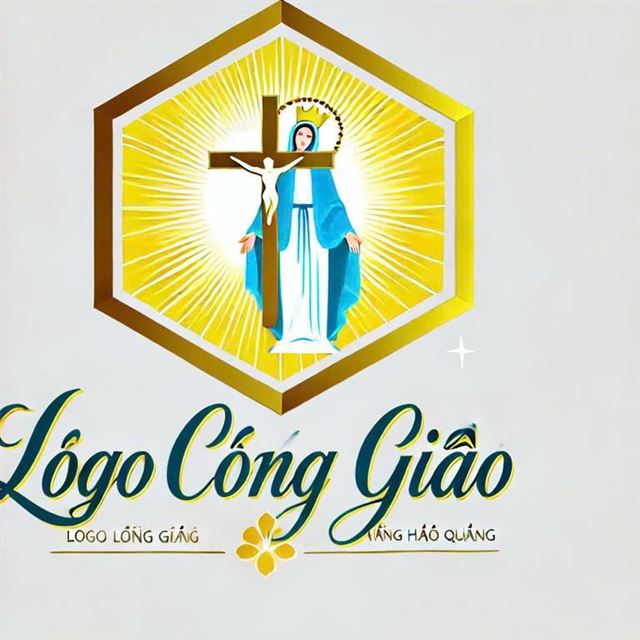 Mẫu thiết kế logo công giáo đẹp