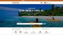 Giao diện website du lịch Phuong Nam Travel