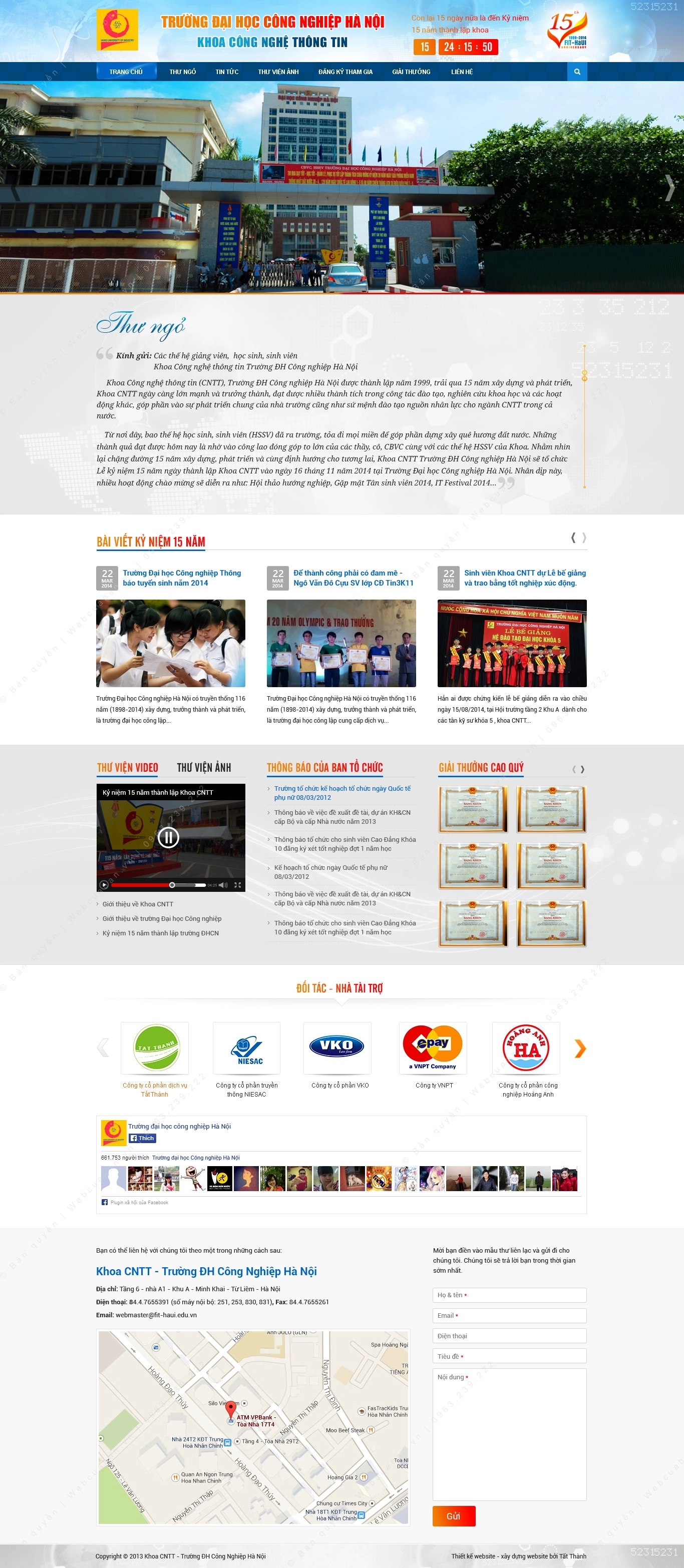 Trang chủ website