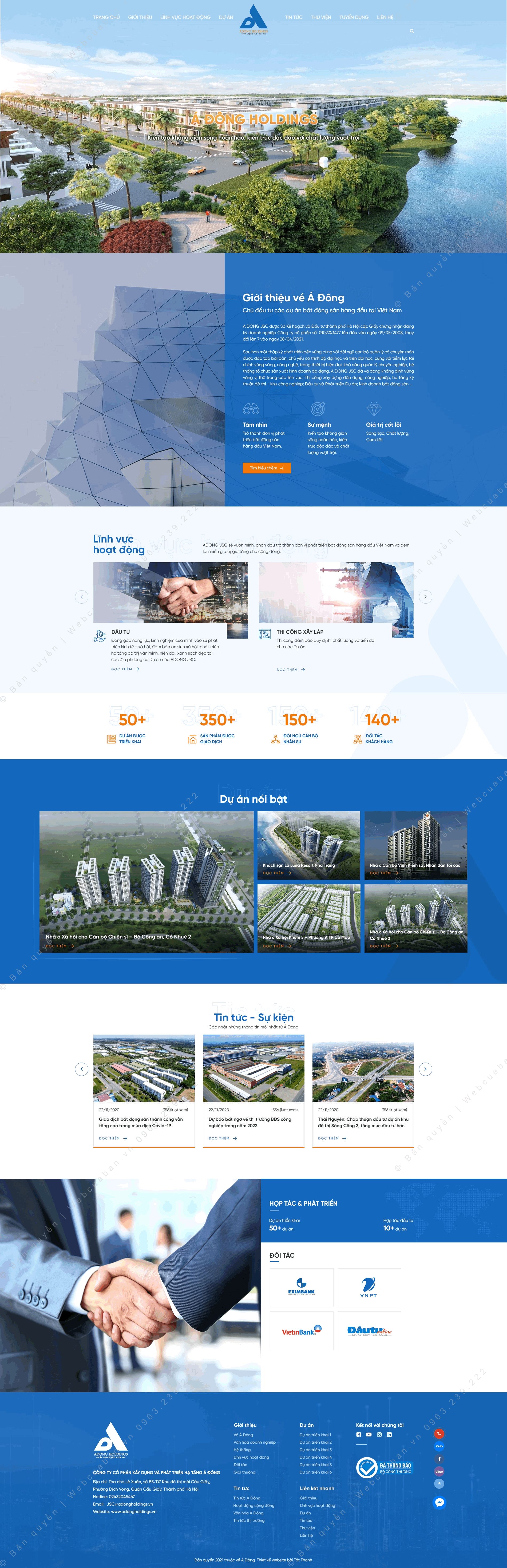 Trang chủ website