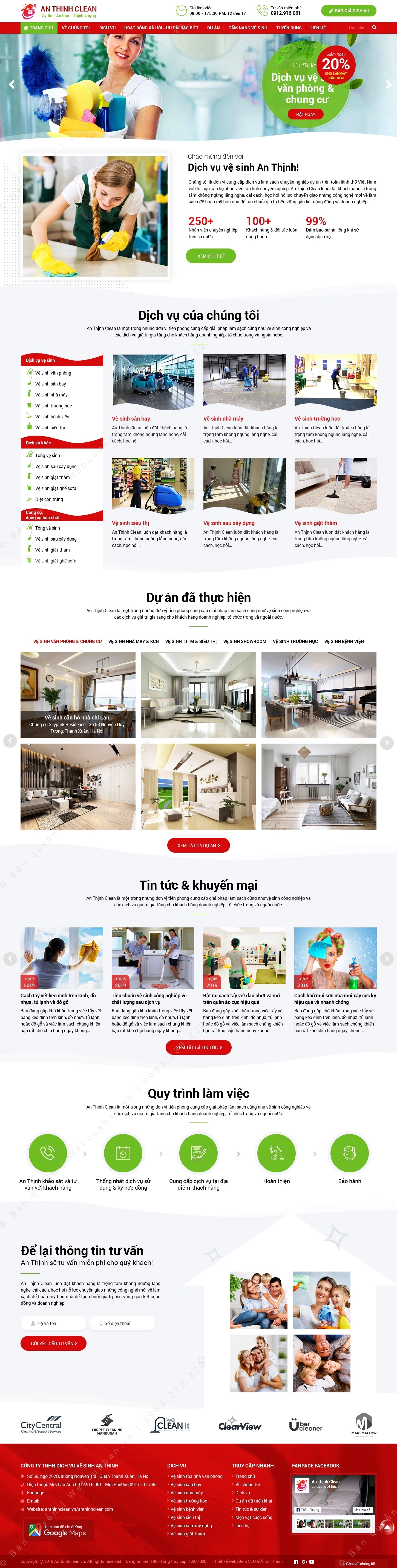 Trang chủ website