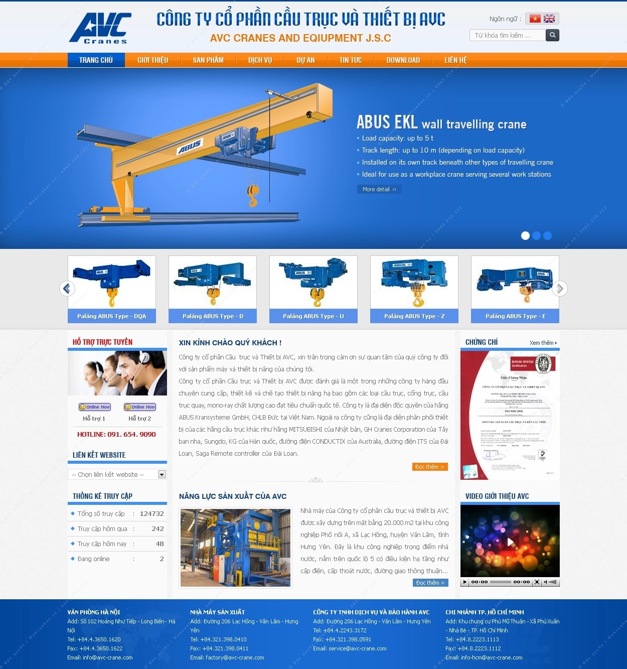 Trang chủ website