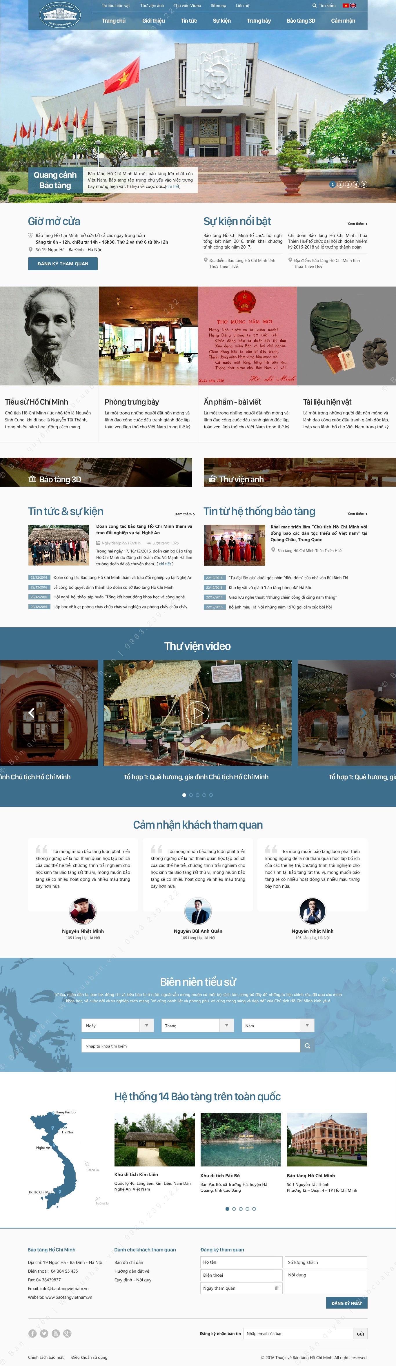 Trang chủ website