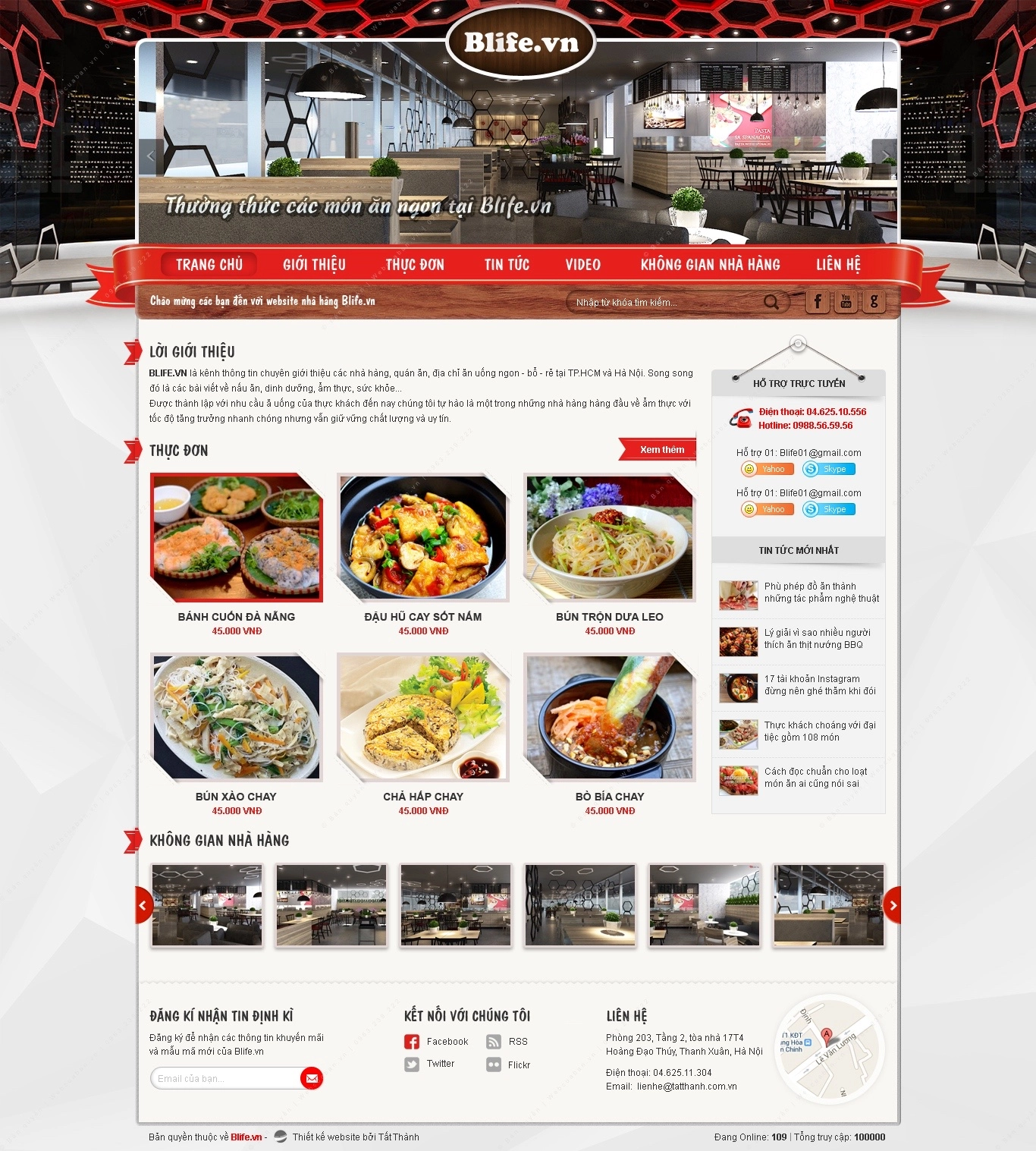 Trang chủ website