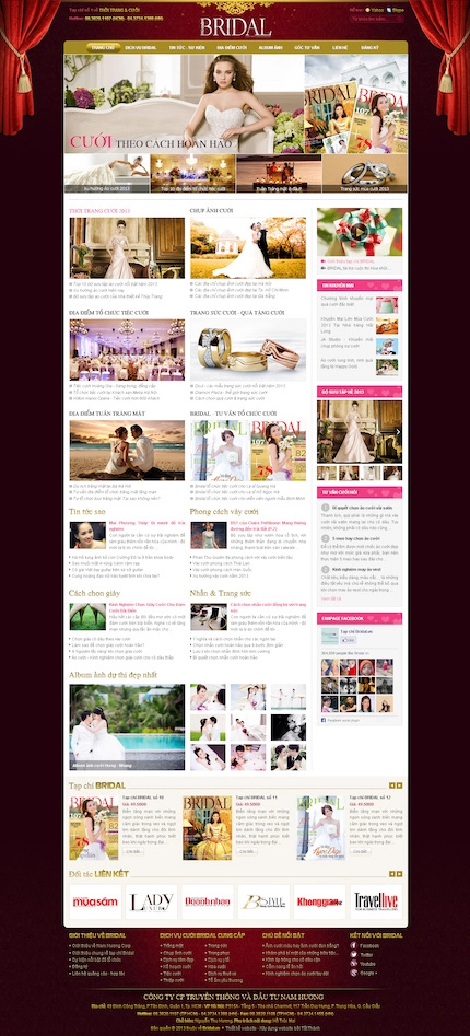 Mẫu website Trang tin điện tử 10