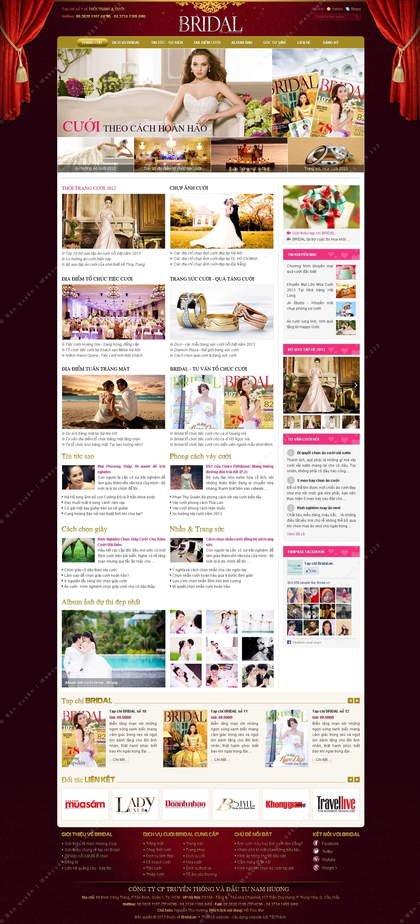 Trang chủ website