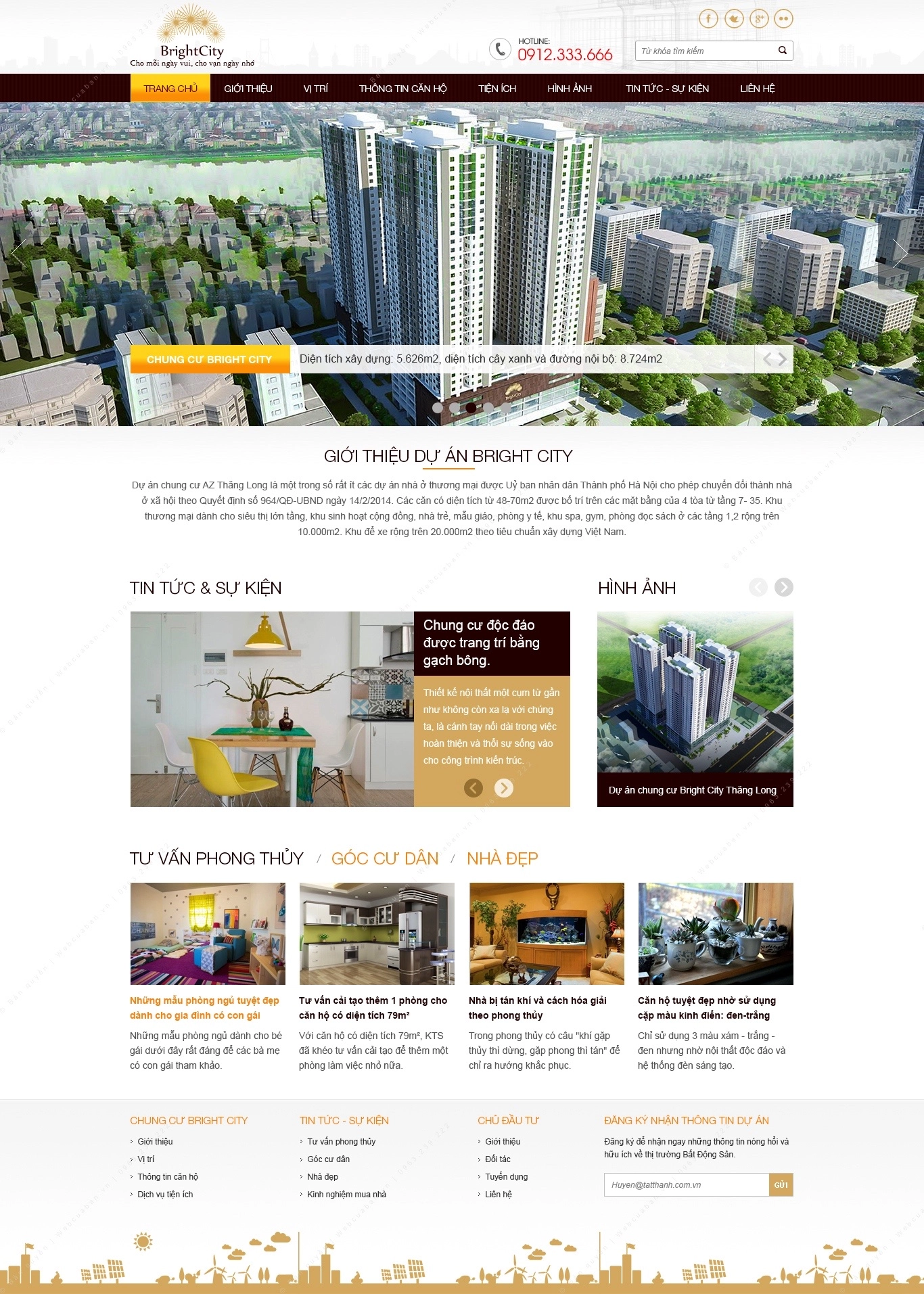 Trang chủ website