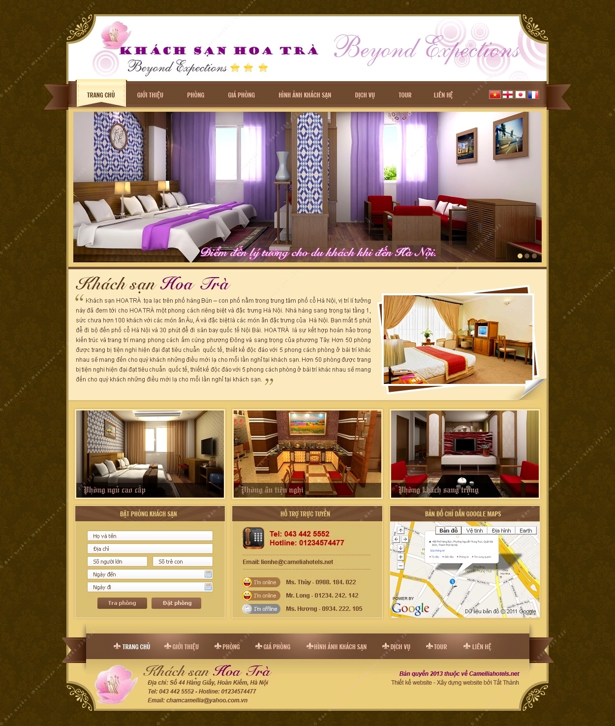 Trang chủ website