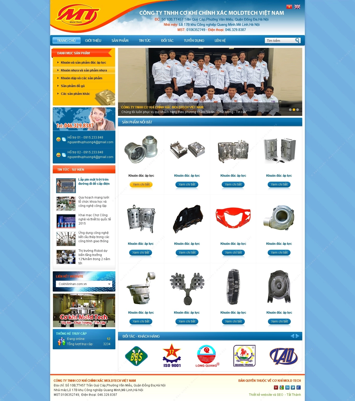 Trang chủ website