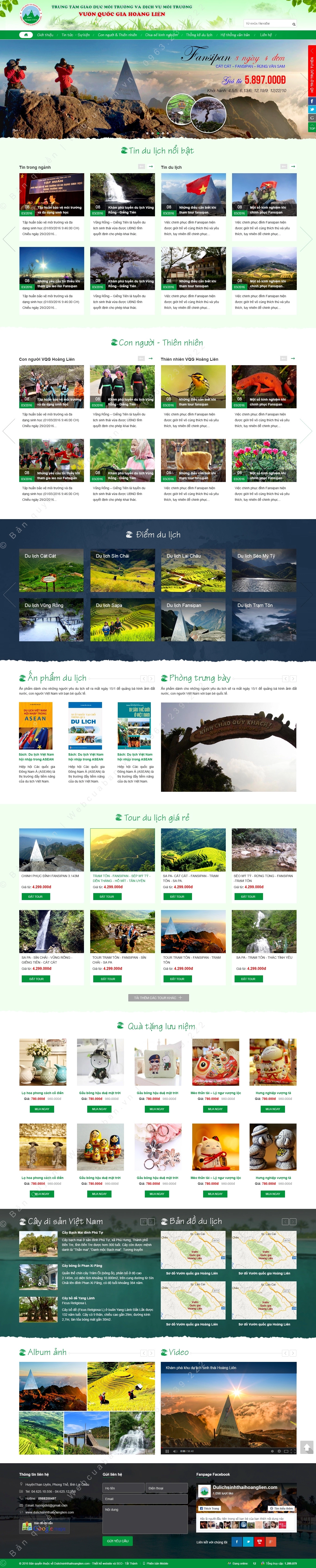 Trang chủ website