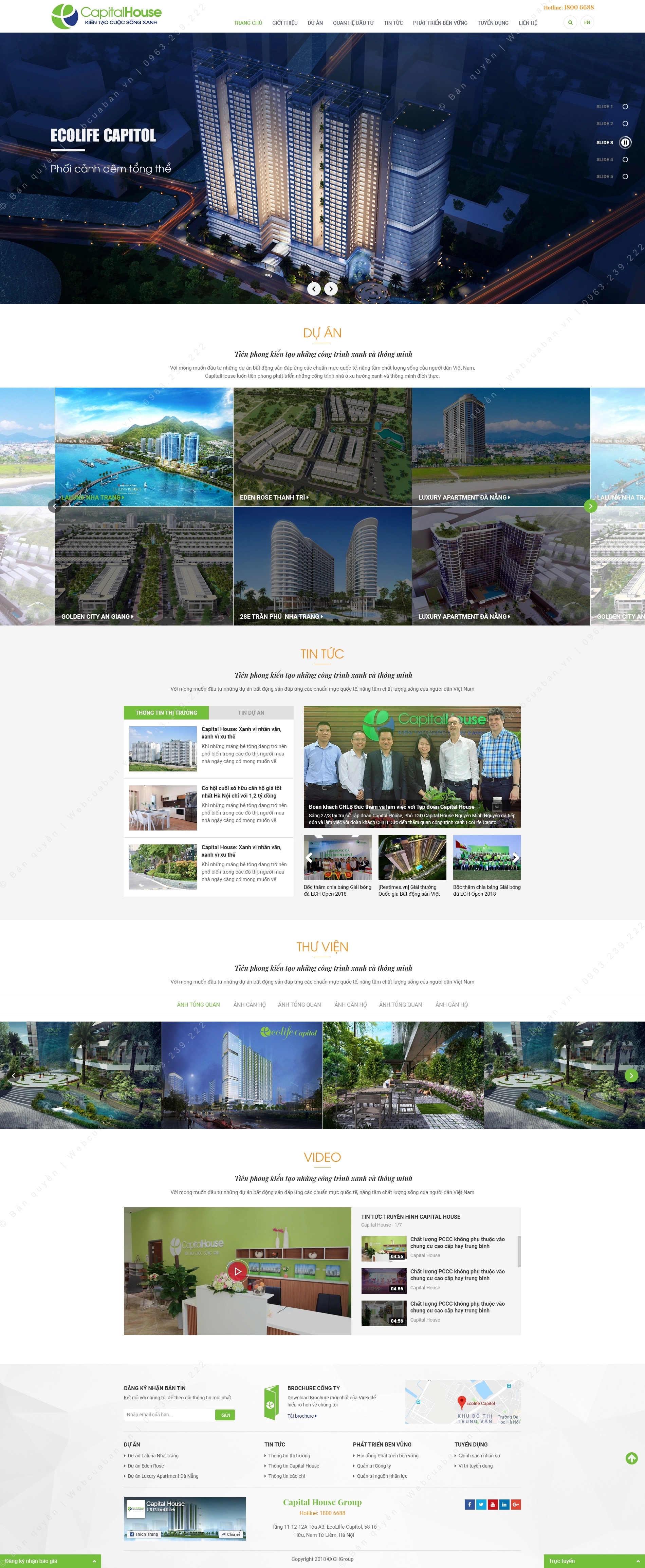 Trang chủ website