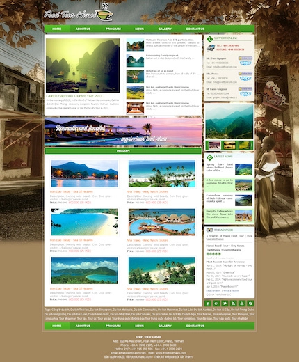 Mẫu website Du lịch  159